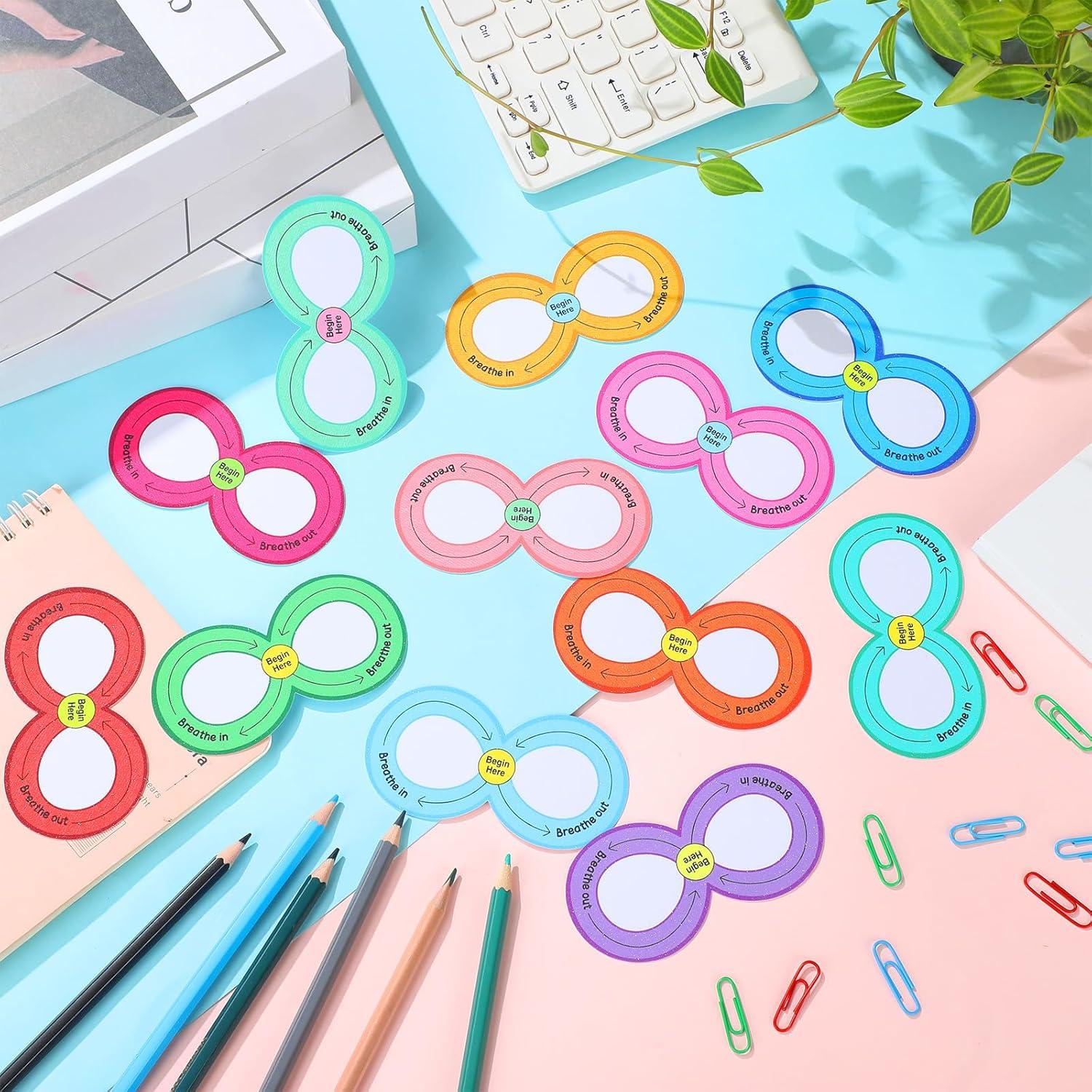 Calcomanías Sensoriales Geyee para Alivio de Ansiedad - 48 Pcs