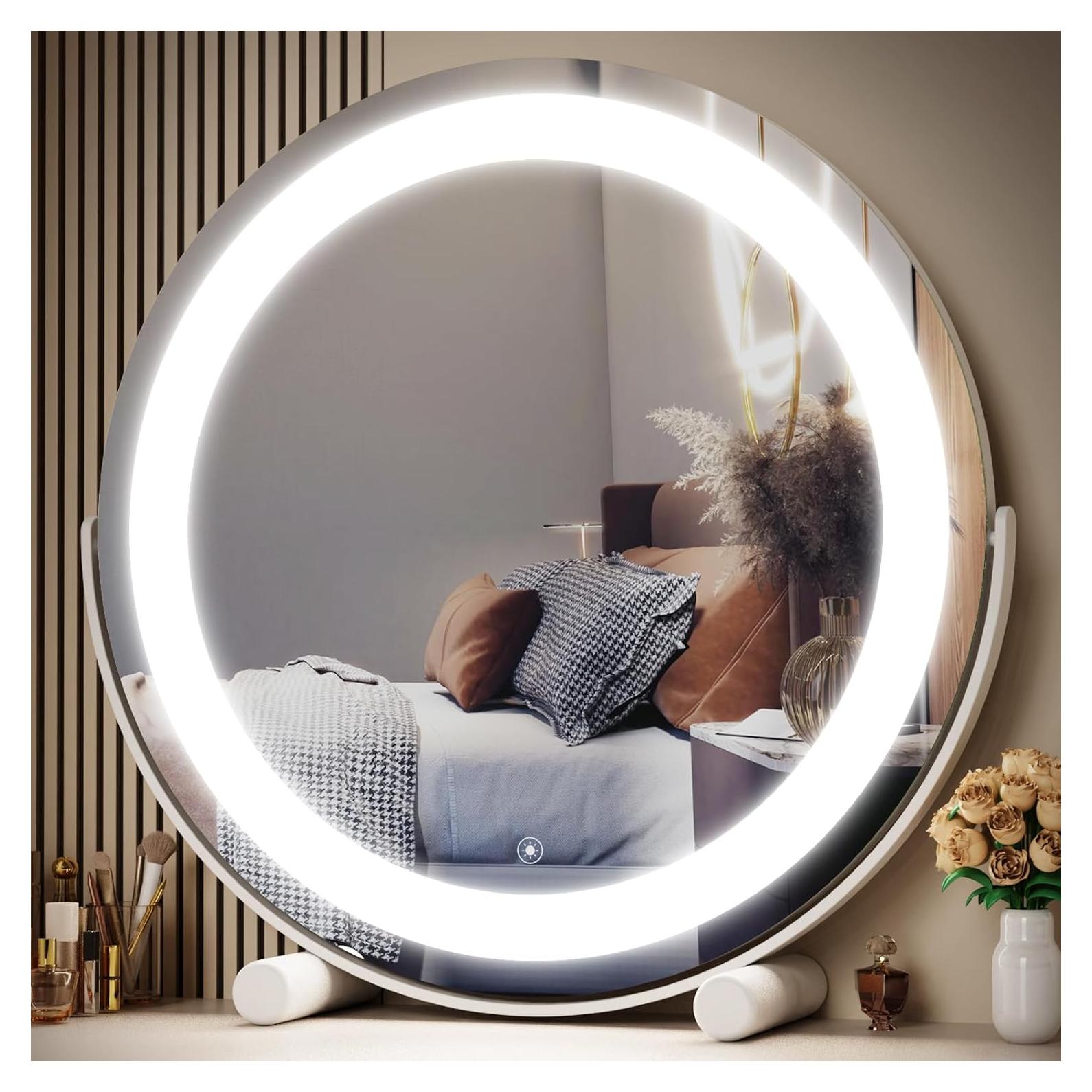 Espejo de Tocador Gvnkvn 30.48 cm LED Inteligente 360°