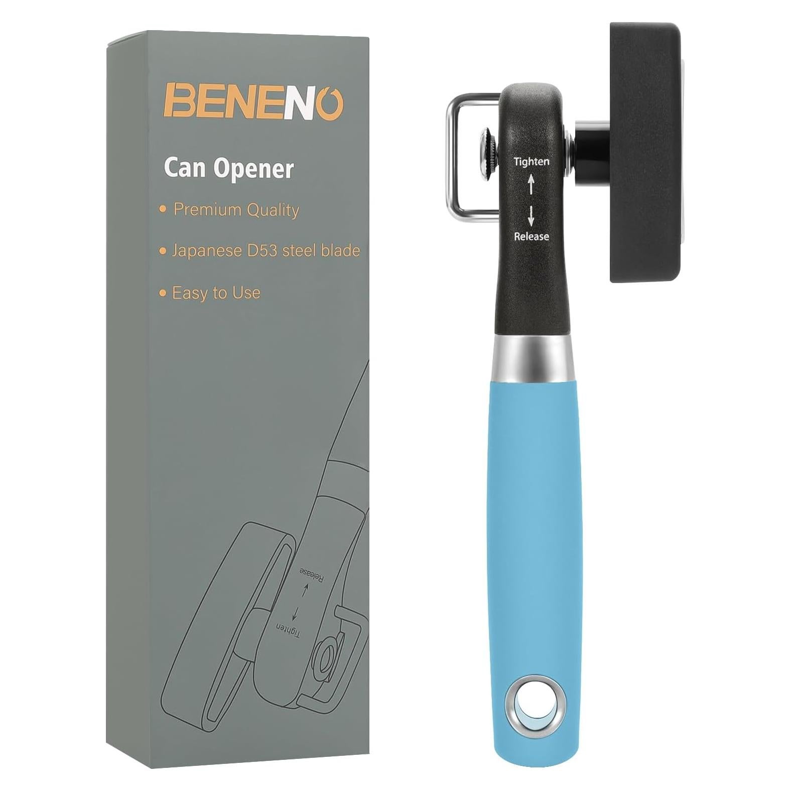 Abrelatas Manual Beneno K123 con Cuchilla de Acero DC53