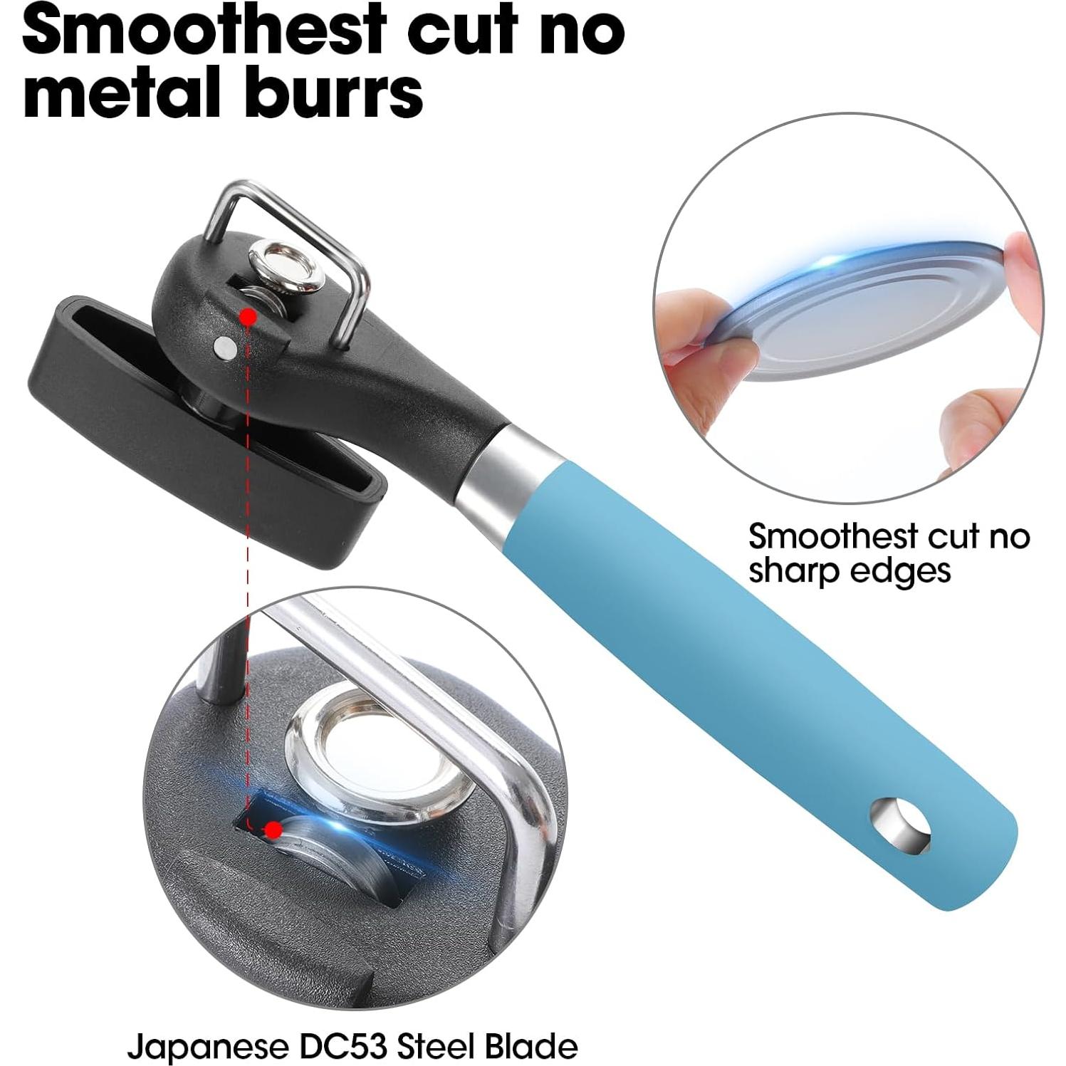 Abrelatas Manual Beneno K123 con Cuchilla de Acero DC53