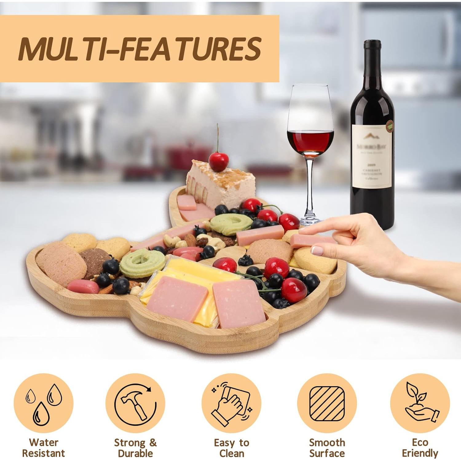 Tabla de Queso A AIFAMY Bulldog Francés 30.48 cm Bambú