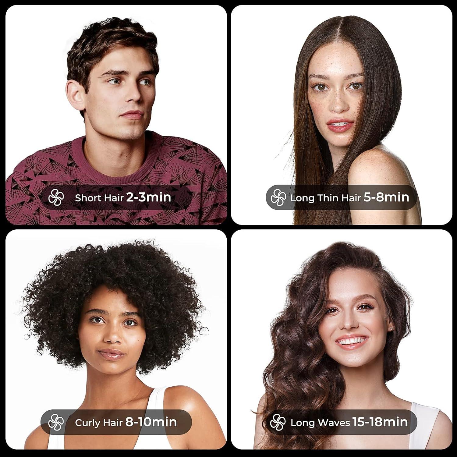 Secador de Pelo TYMO HC601 Profesional 1500W con Difusor