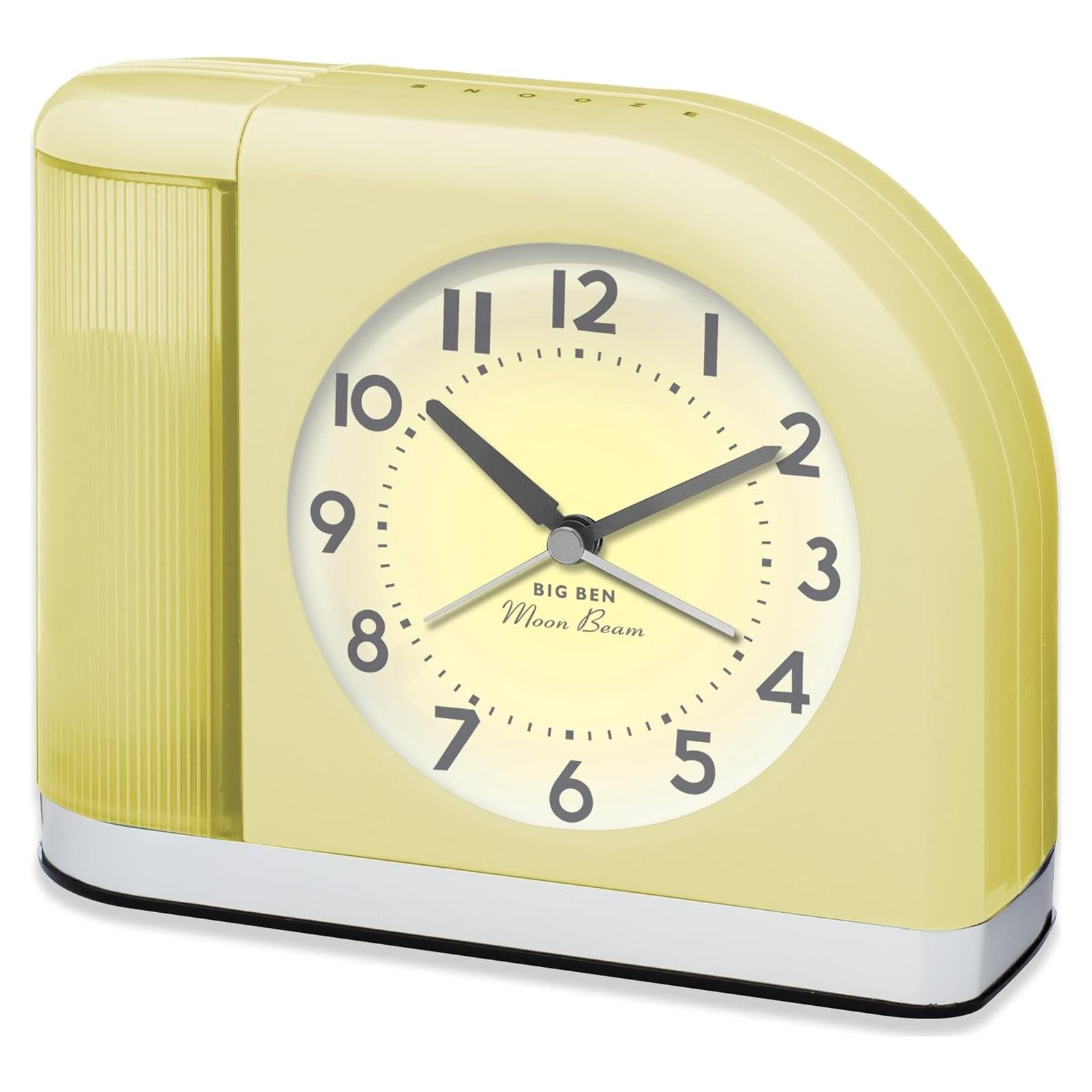 Reloj Despertador Analógico Westclox 44000Y Amarillo con USB