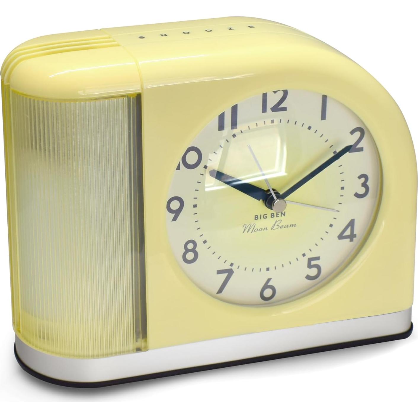 Reloj Despertador Analógico Westclox 44000Y Amarillo con USB