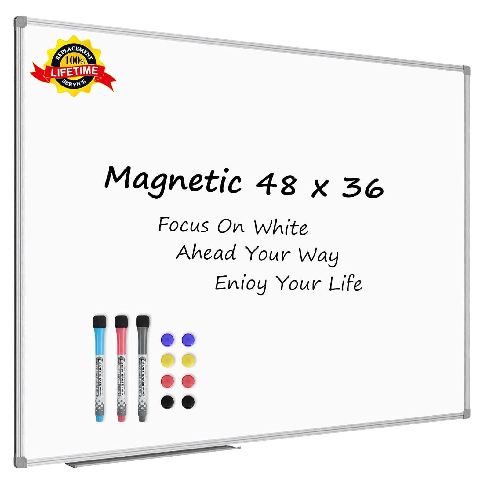 Tablero Blanco Lockways 121.9 x 91.4 cm Pizarra Magnética