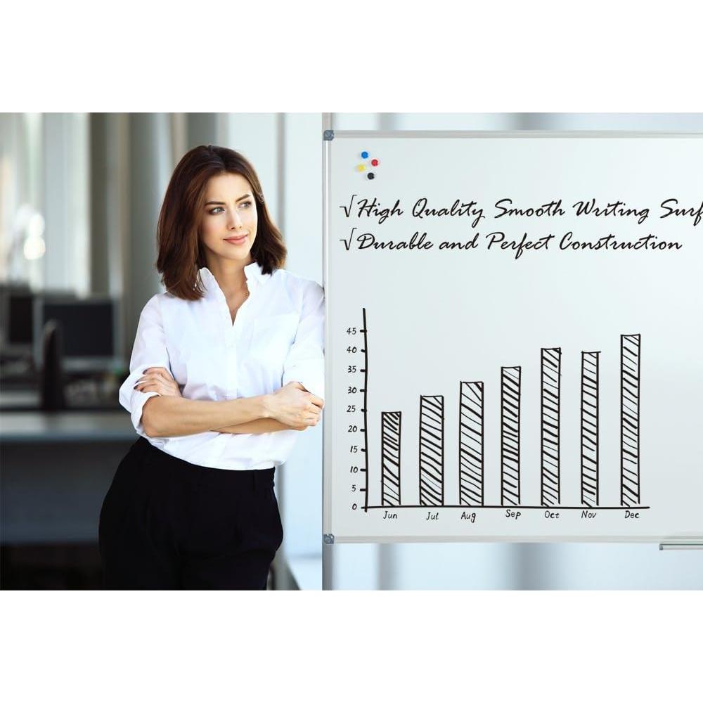 Tablero Blanco Lockways 121.9 x 91.4 cm Pizarra Magnética