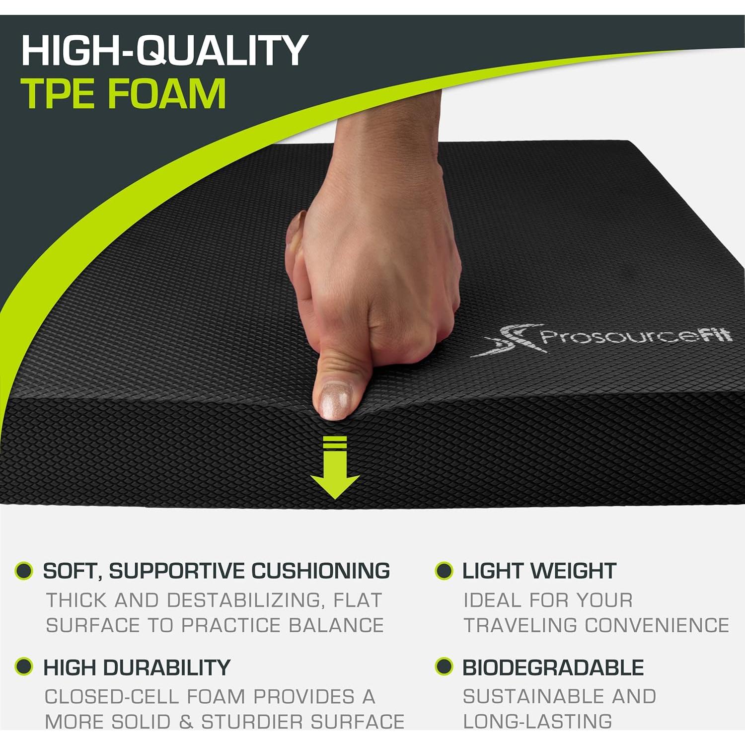 ProsourceFit Almohadilla de Equilibrio Antideslizante 47x38cm