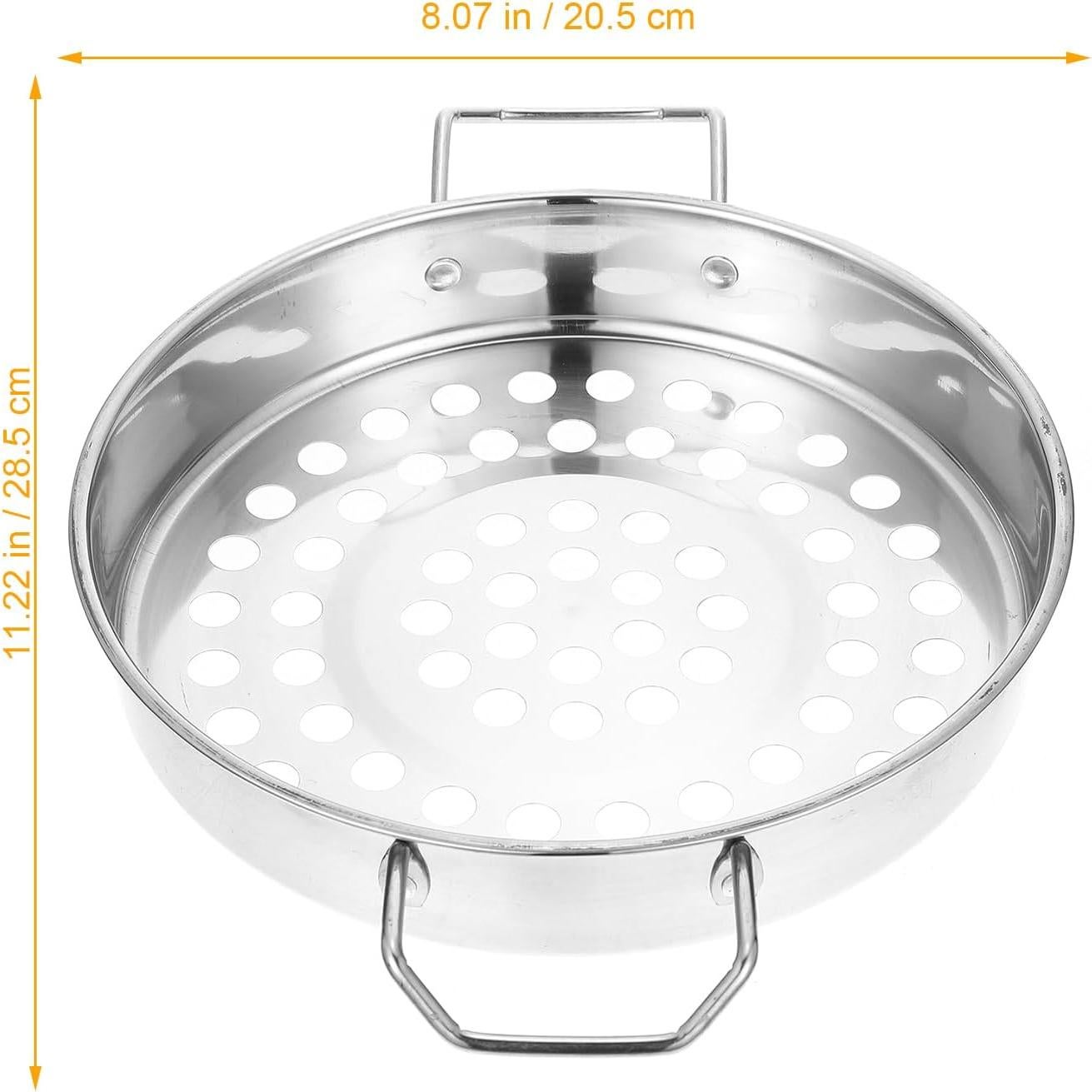 Colador de Acero Inoxidable SHOWERORO 28.3 cm para Pasta y Verduras