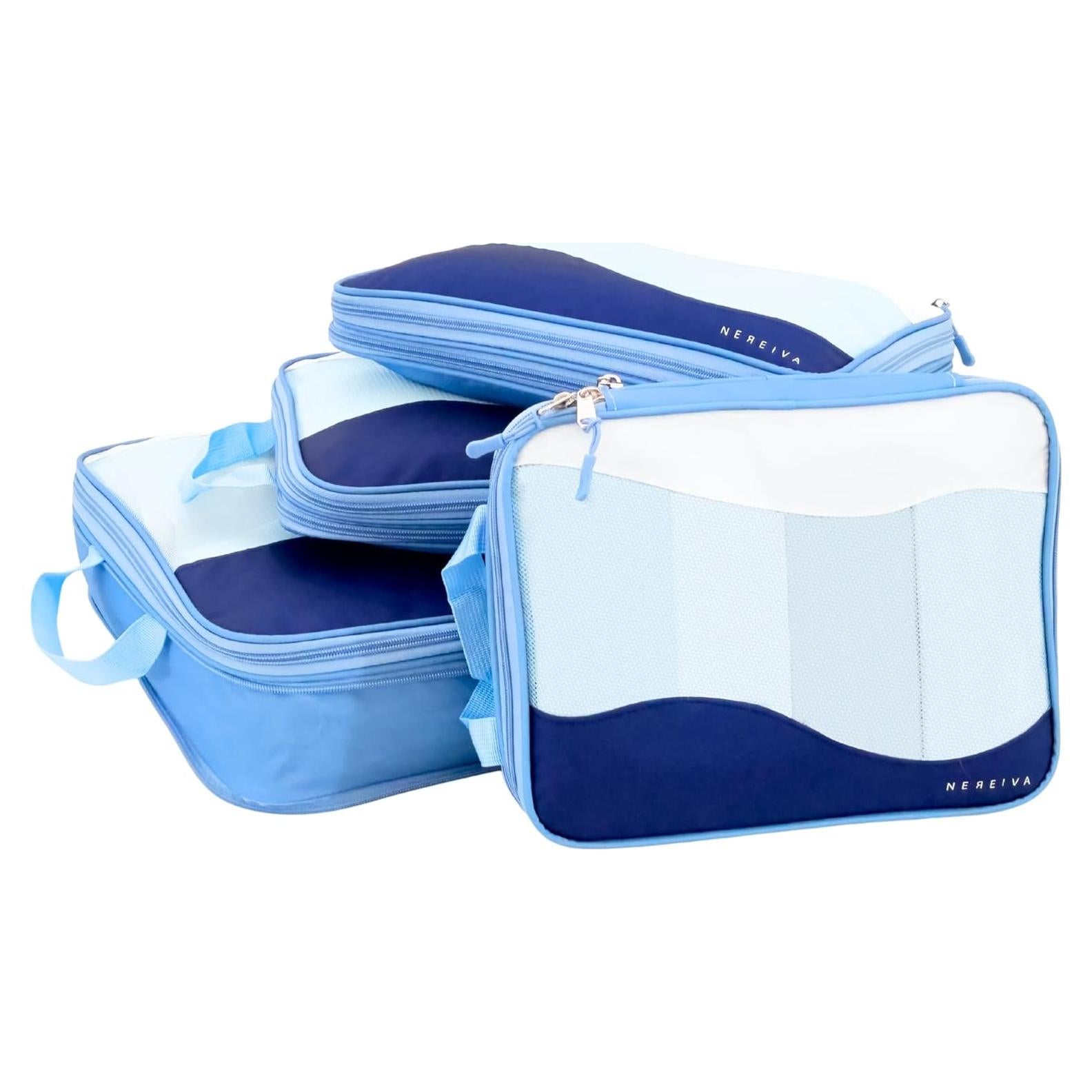 Set de 4 Cubos de Empaque Nereiva - Azul Marino - rPET