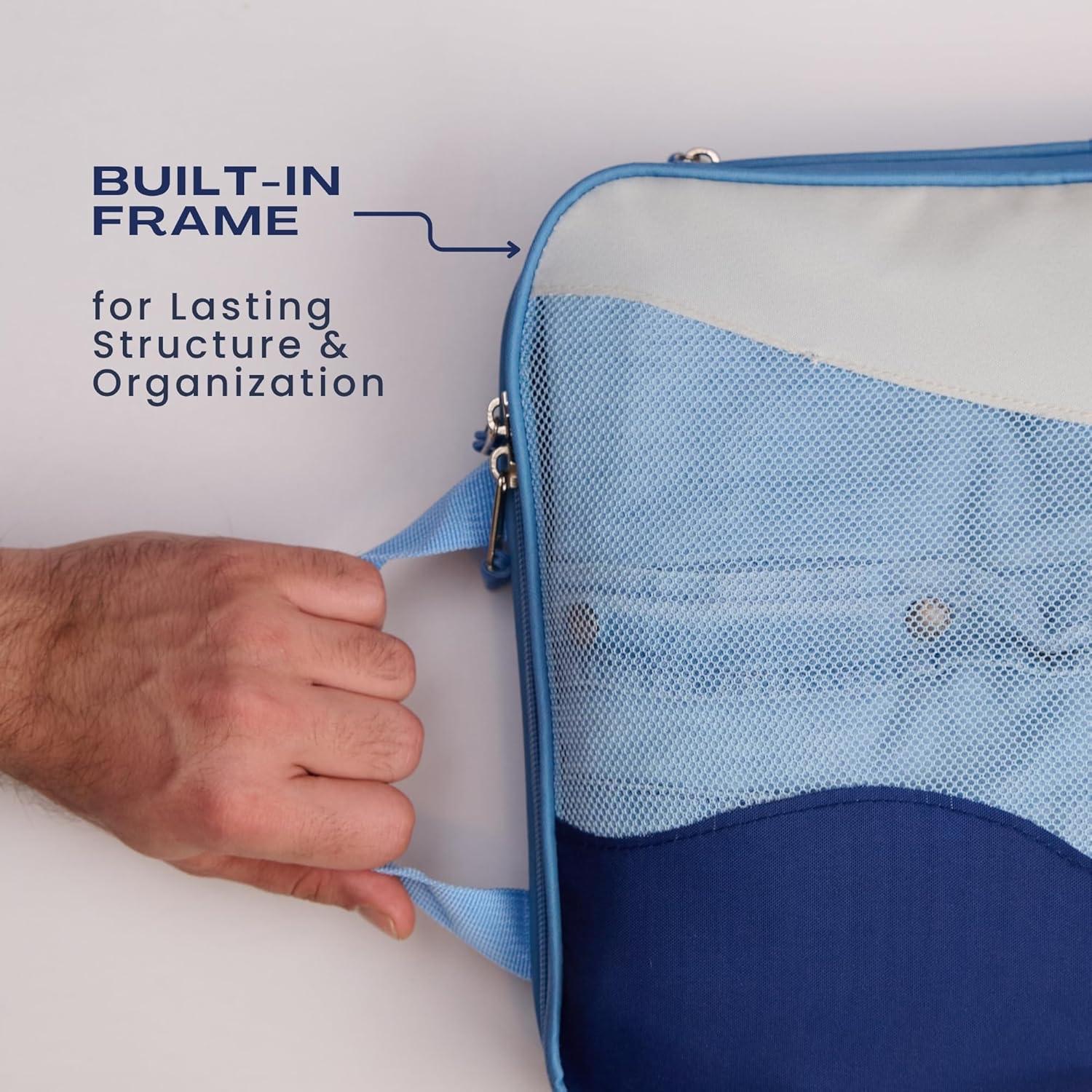 Set de 4 Cubos de Empaque Nereiva - Azul Marino - rPET