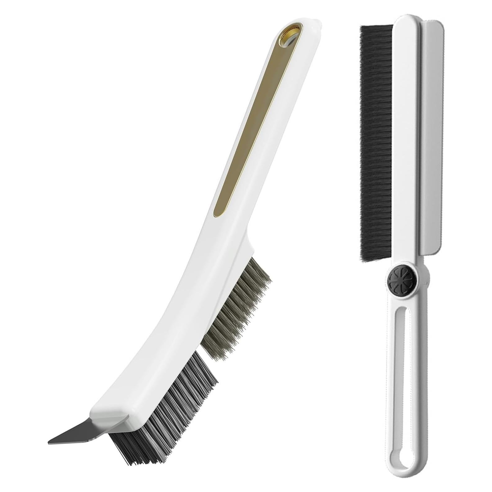 Juego de Cepillos de Limpieza JIANGLAI 2 en 1 con Mango Rotatorio