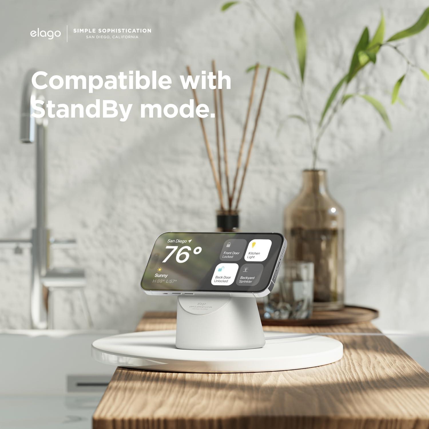 Soporte de Carga elago MS1 para iPhone 16/15/14/13/12 - Silicona