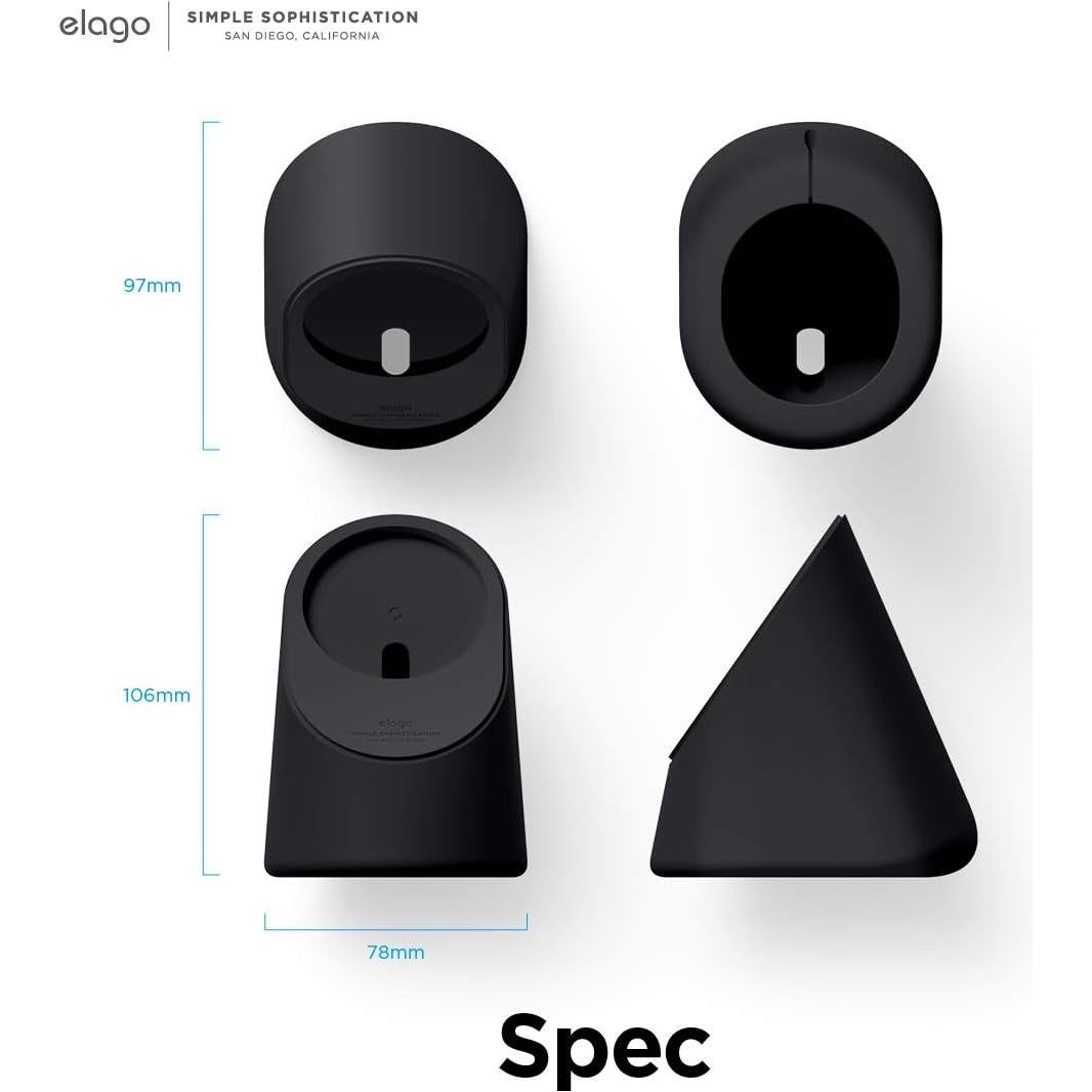 Soporte de Carga elago MS1 para iPhone 16/15/14/13/12 - Silicona