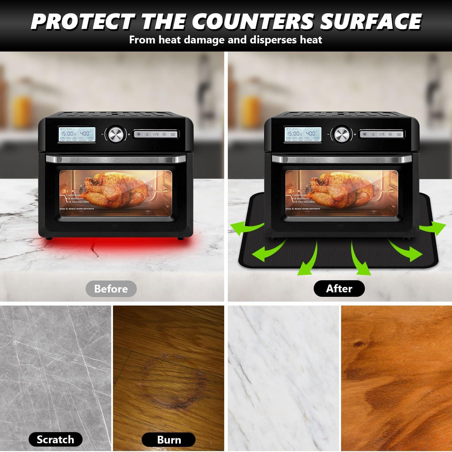 Alfombrilla Resistente al Calor Rumlick 78.74x60.96cm Doble Cara