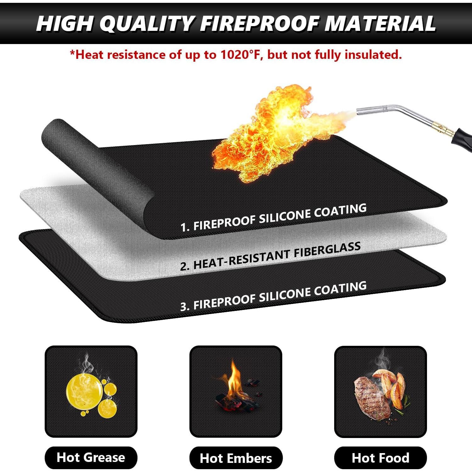 Alfombrilla Resistente al Calor Rumlick 78.74x60.96cm Doble Cara