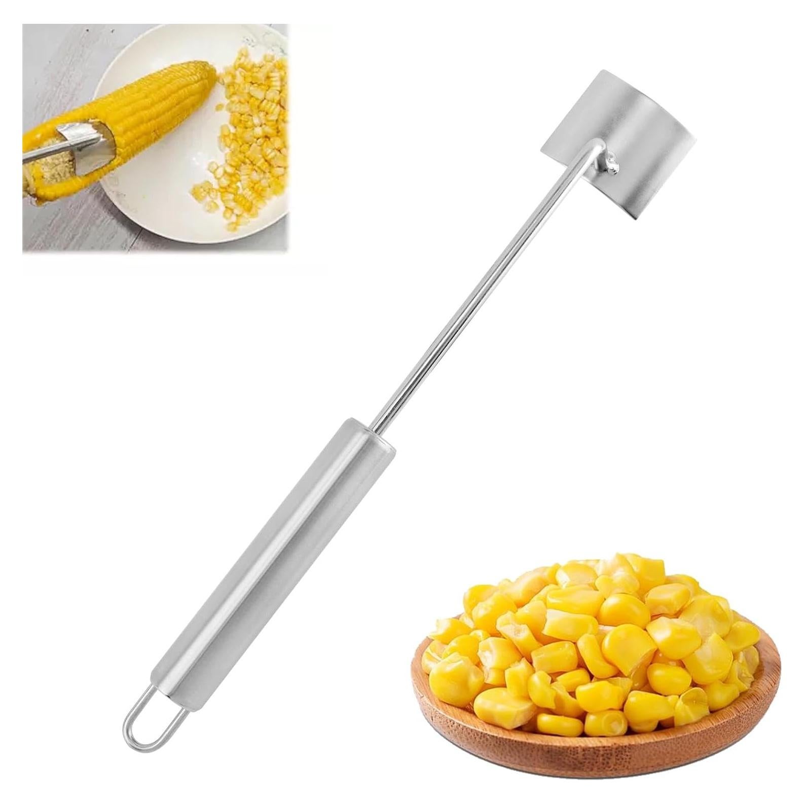 Pelador de Maíz iayokocc Acero Inoxidable 26x4cm Fácil Limpieza