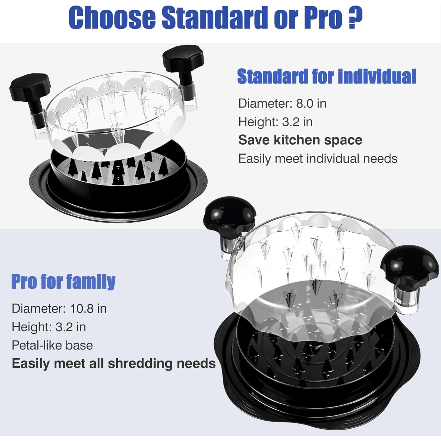 Desmenuzadora de Pollo YOYOUTH Estándar 20.32 cm Negra