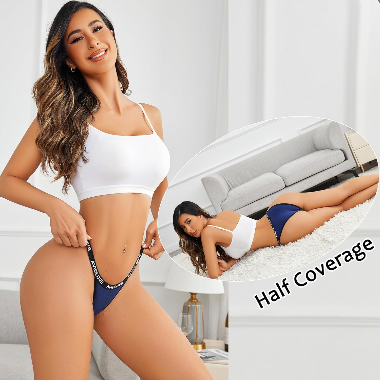 Braguitas Bikini Avidlove Algodón Cuerda Dama Talla Mediana