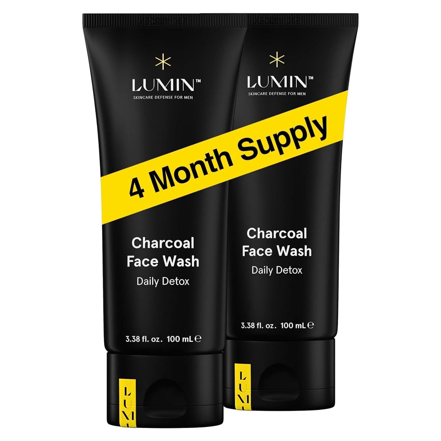 Limpiador Facial Lumin Carbón 100ml x2 - Control de Aceite