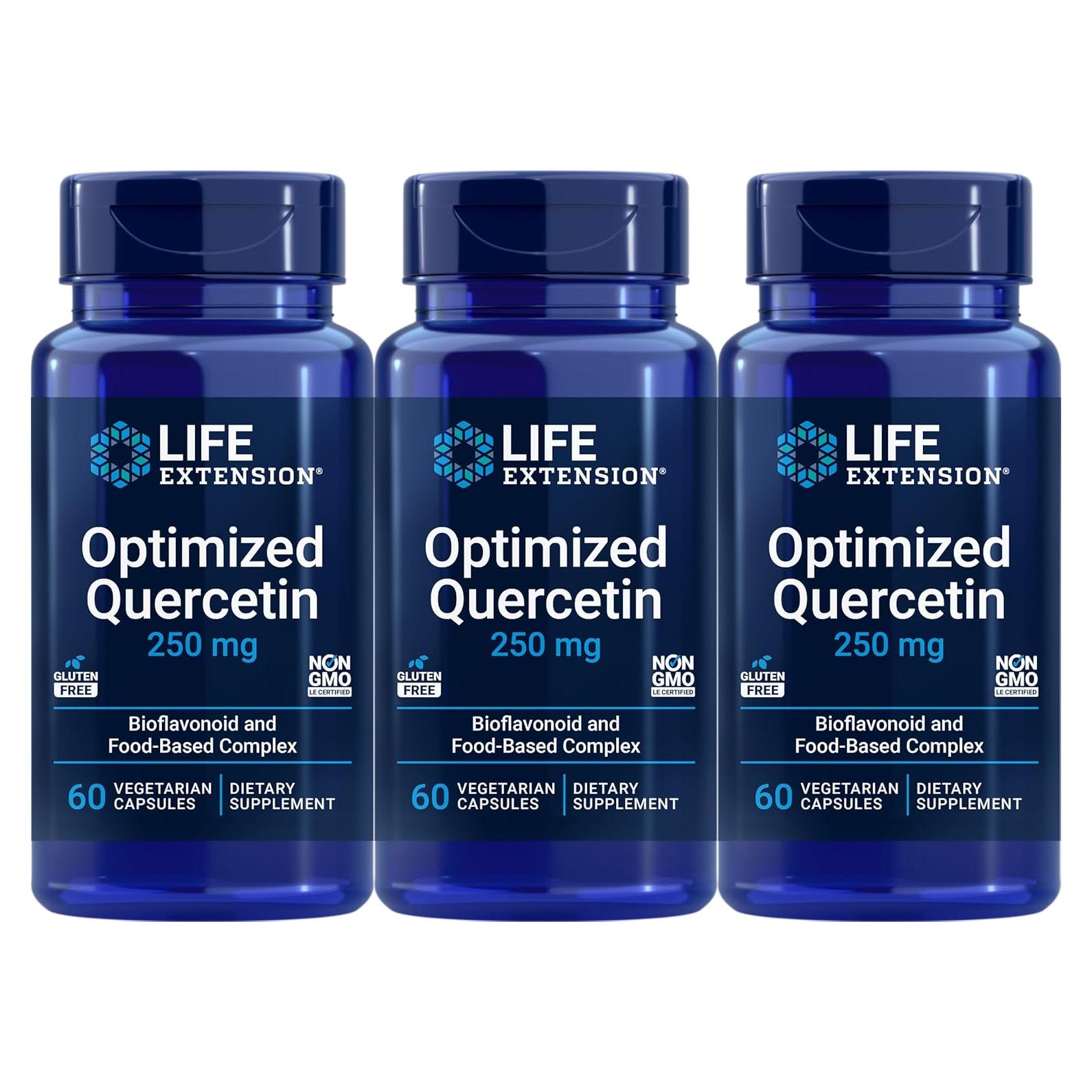 Cápsulas de Quercetina Life Extension 60 Vegetarianas x3