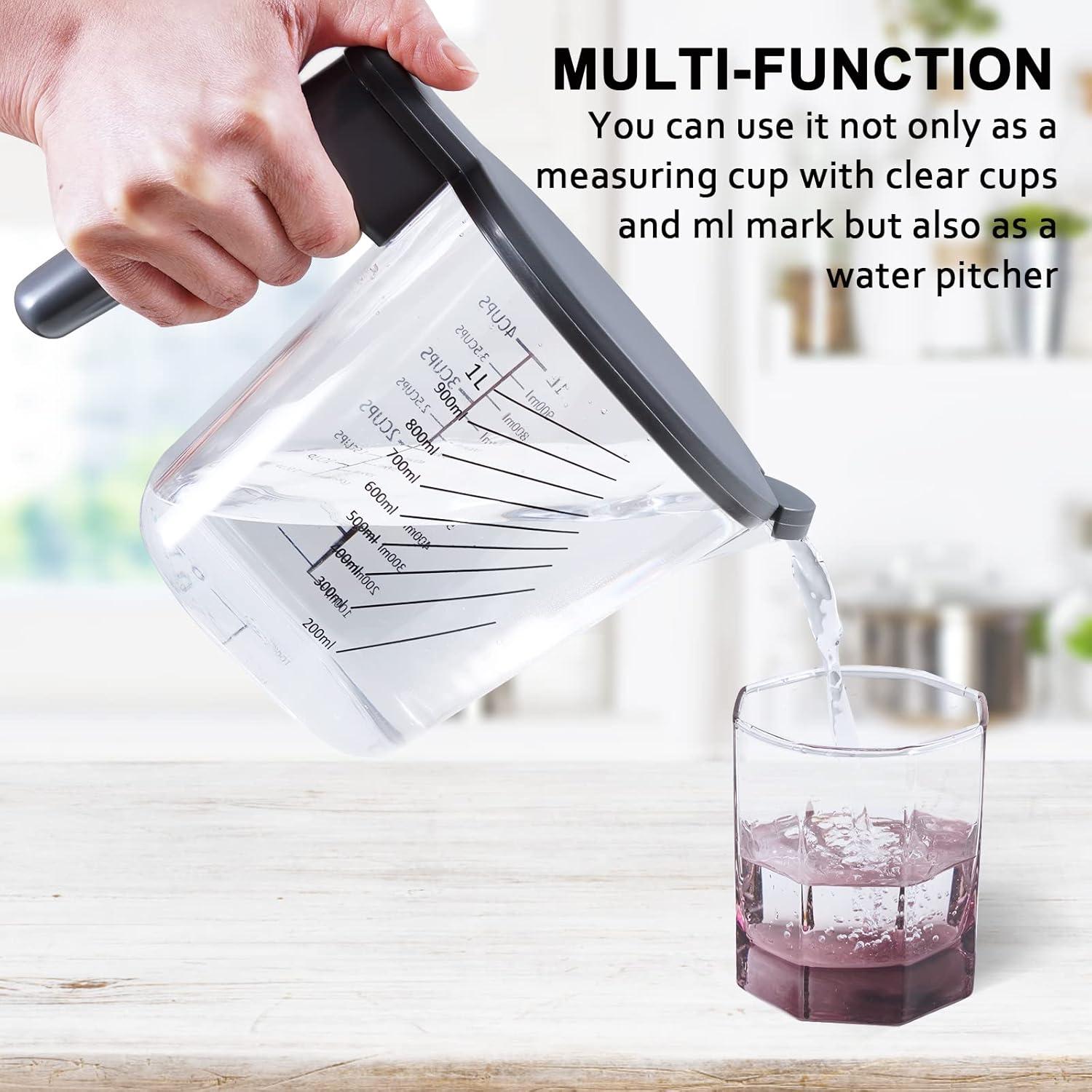 Juego de Tazas y Cucharas Medidoras 10 Piezas Libre de BPA