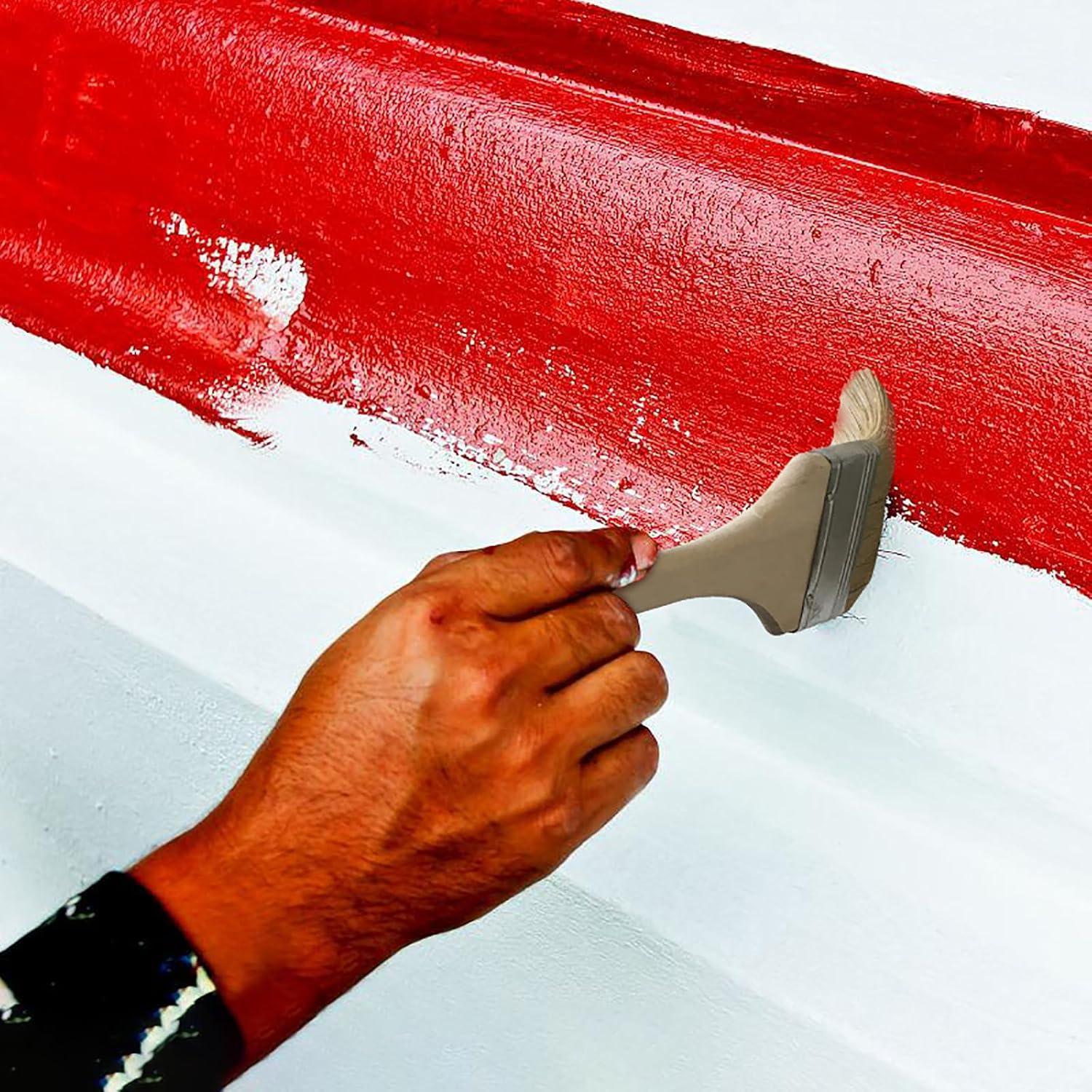 Brocha de Pintura UVEPBSMN 7.62 cm Mango Largo Cerdas de Cerdo