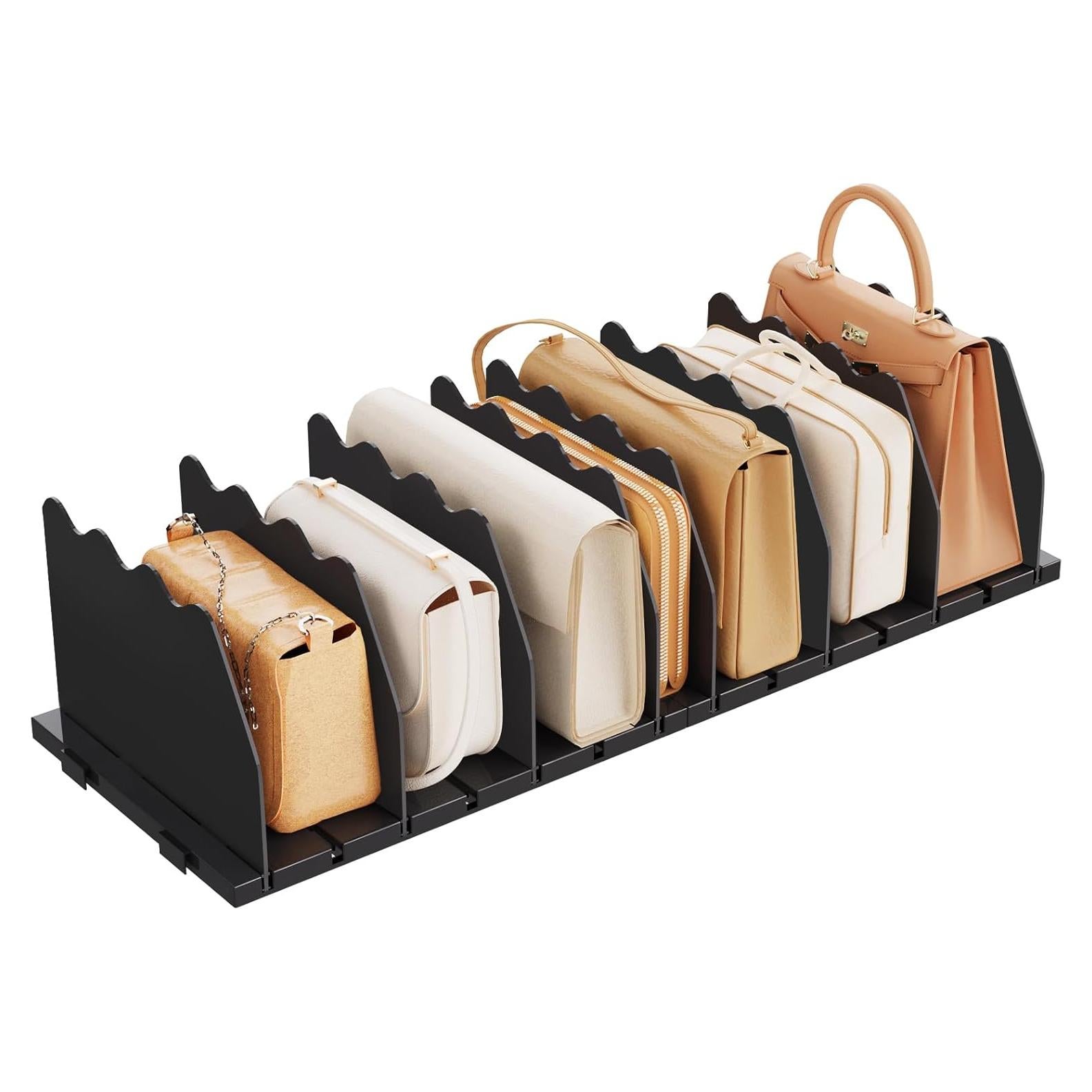 Divisor de Estante SPACEKEEPER Ajustable Negro 8 Divisores