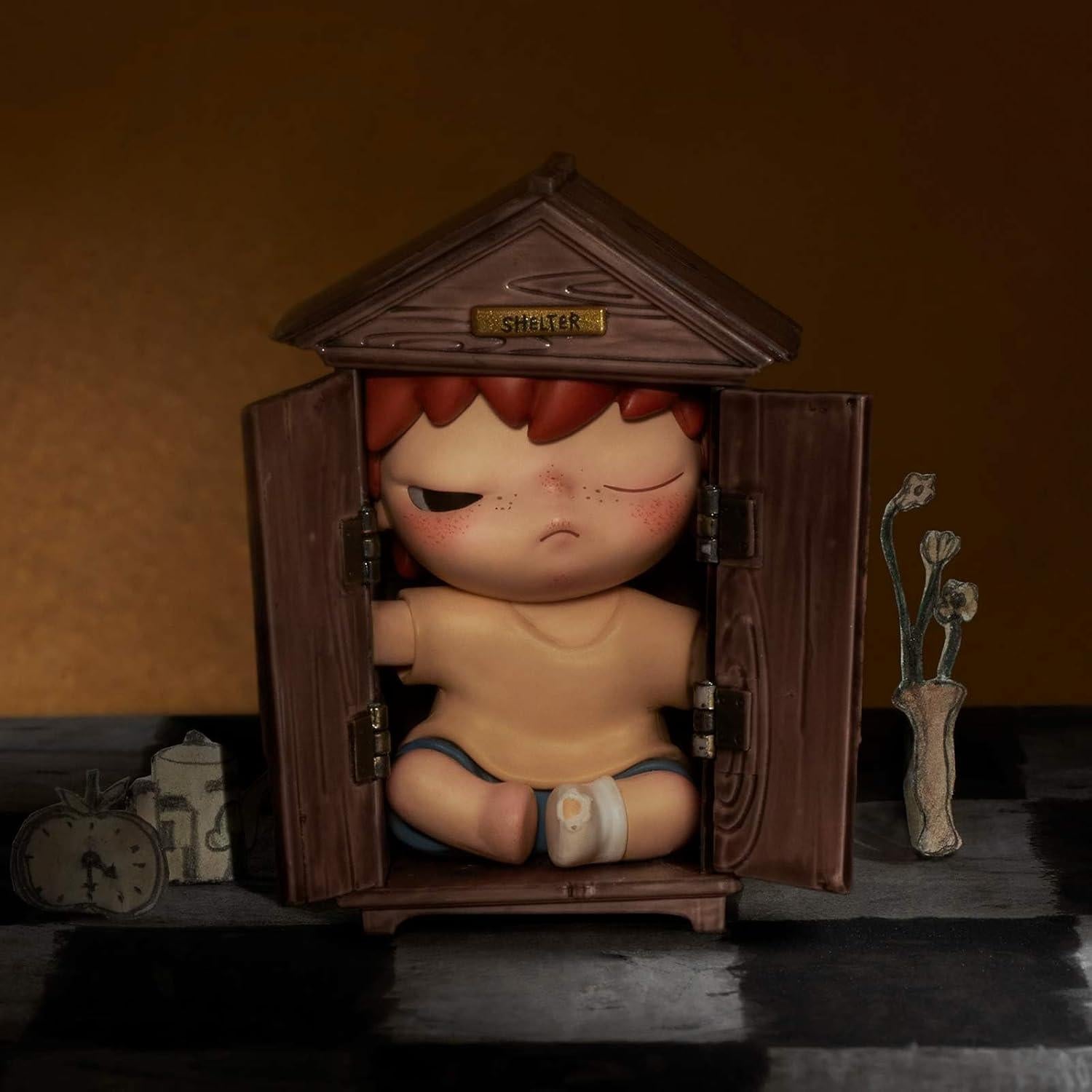 Figuras coleccionables POP MART Hirono Shelter 12 piezas