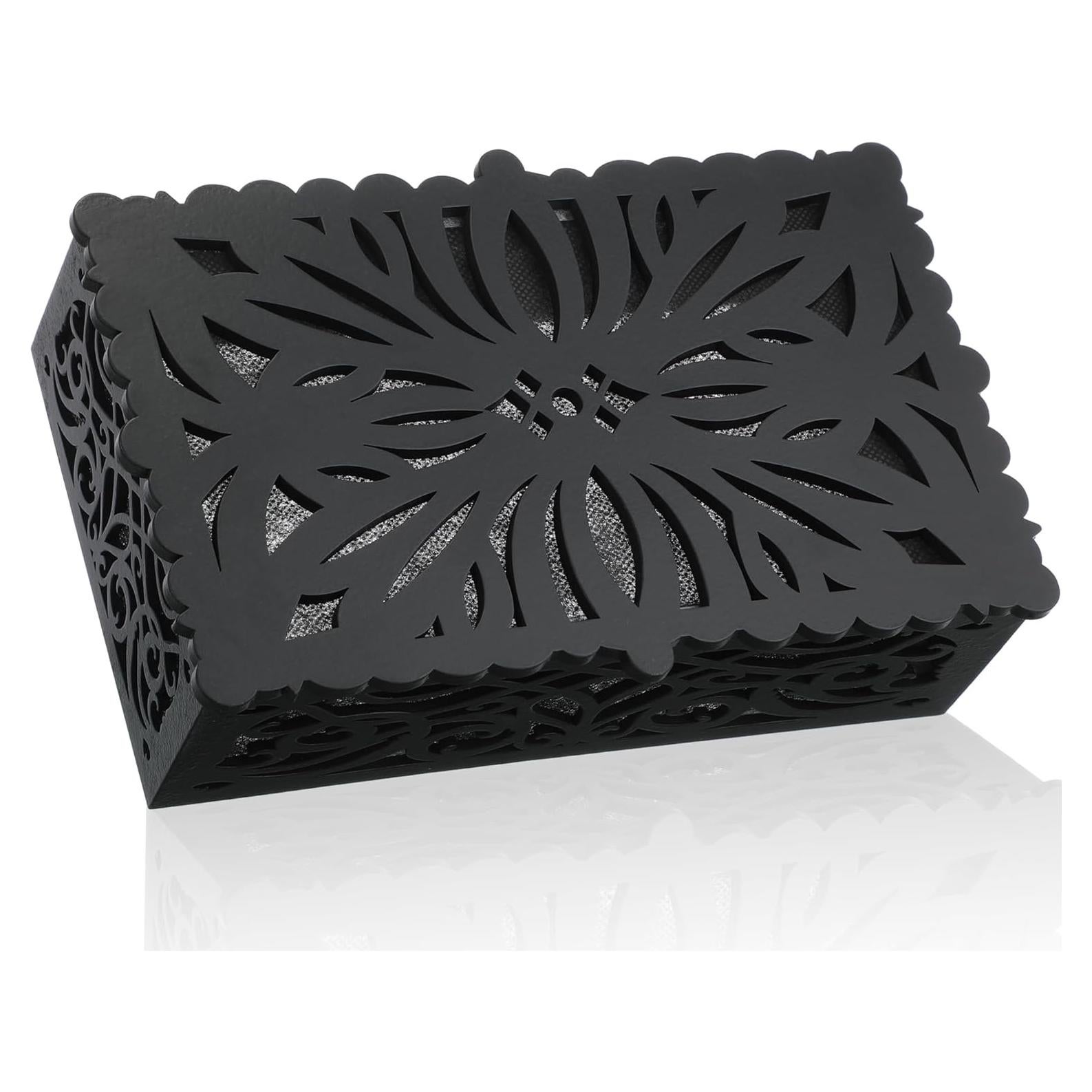 Cubierta de Timbre Saillong Negra para Pared Interior 24x15cm