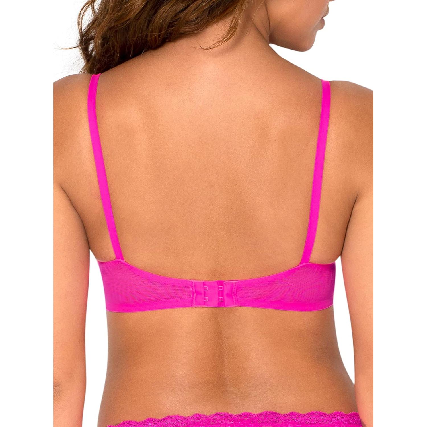 Sujetador Push-Up Smart & Sexy 36B Rosa Eléctrico Aros