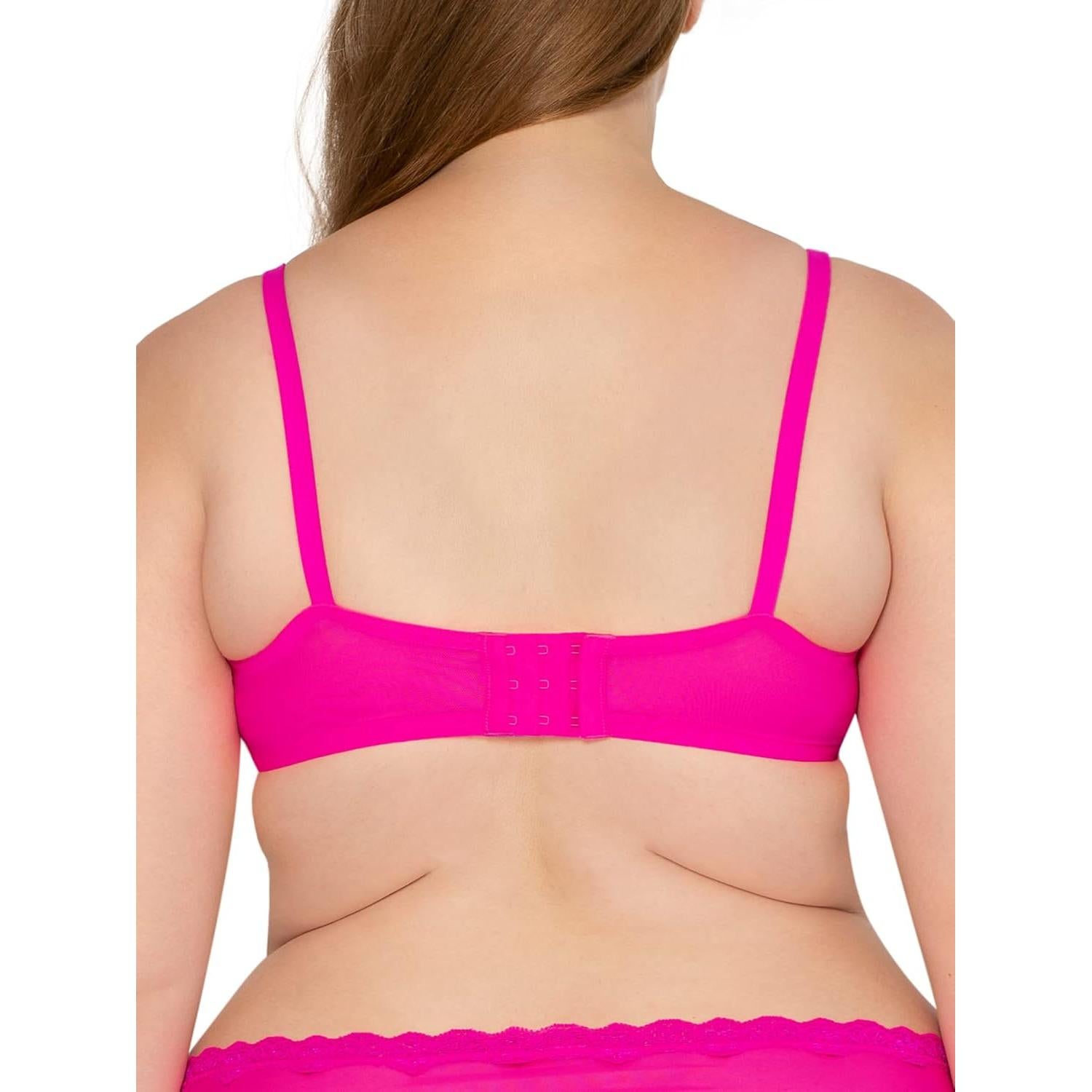 Sujetador Push-Up Smart & Sexy 36B Rosa Eléctrico Aros