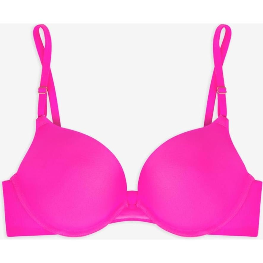 Sujetador Push-Up Smart & Sexy 36B Rosa Eléctrico Aros