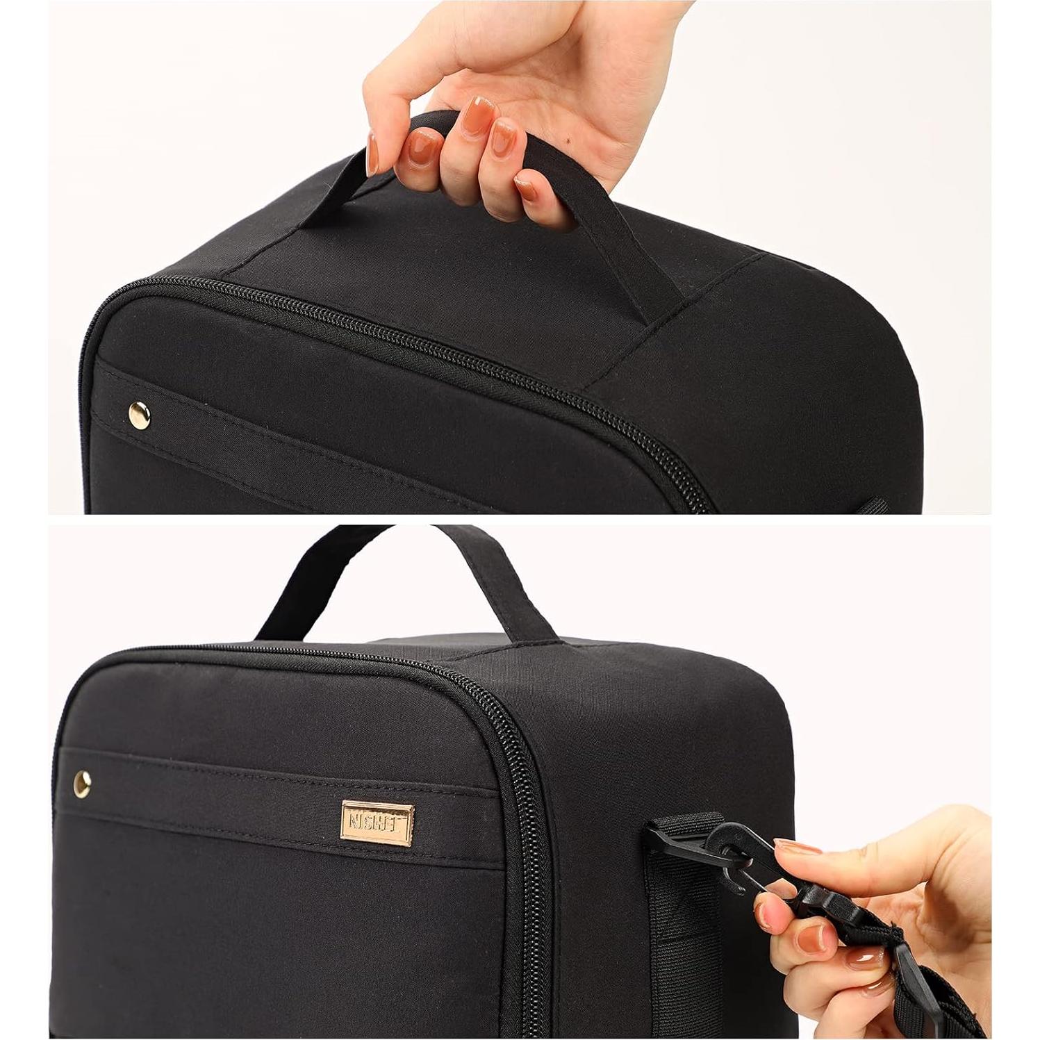 Bolsa de Almuerzo NISHEL Negra Doble Capa Aislada 10.6L