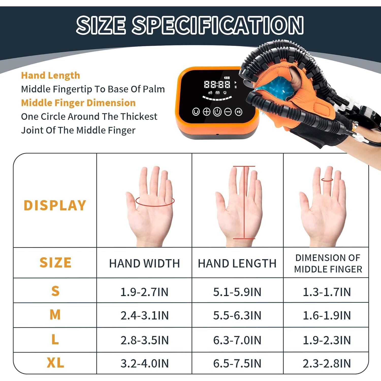 Guantes Robóticos de Rehabilitación FocuBoody Mano Derecha M