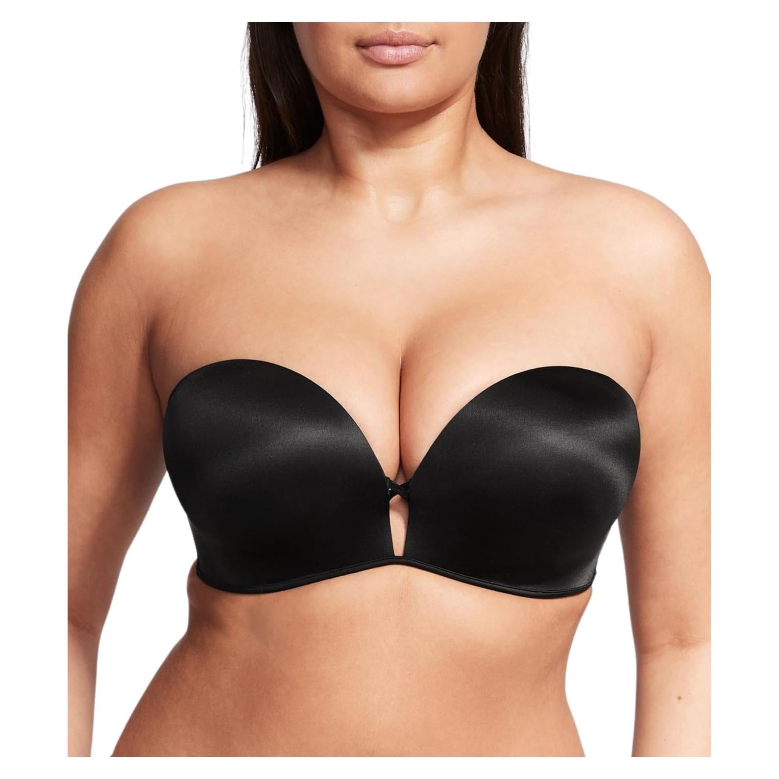 Sujetador sin tirantes Bombshell Push Up Victoria's Secret 34B Negro