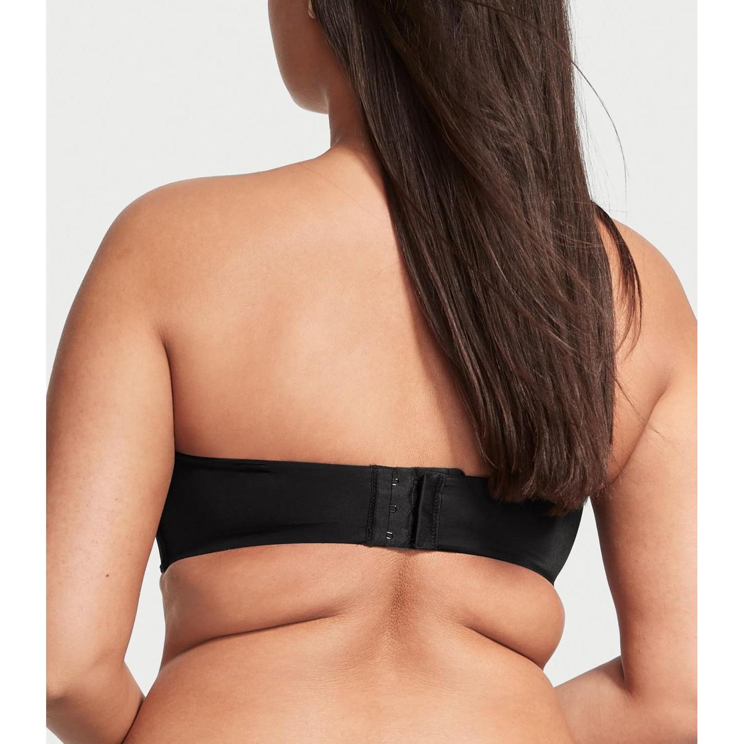 Sujetador sin tirantes Bombshell Push Up Victoria's Secret 34B Negro