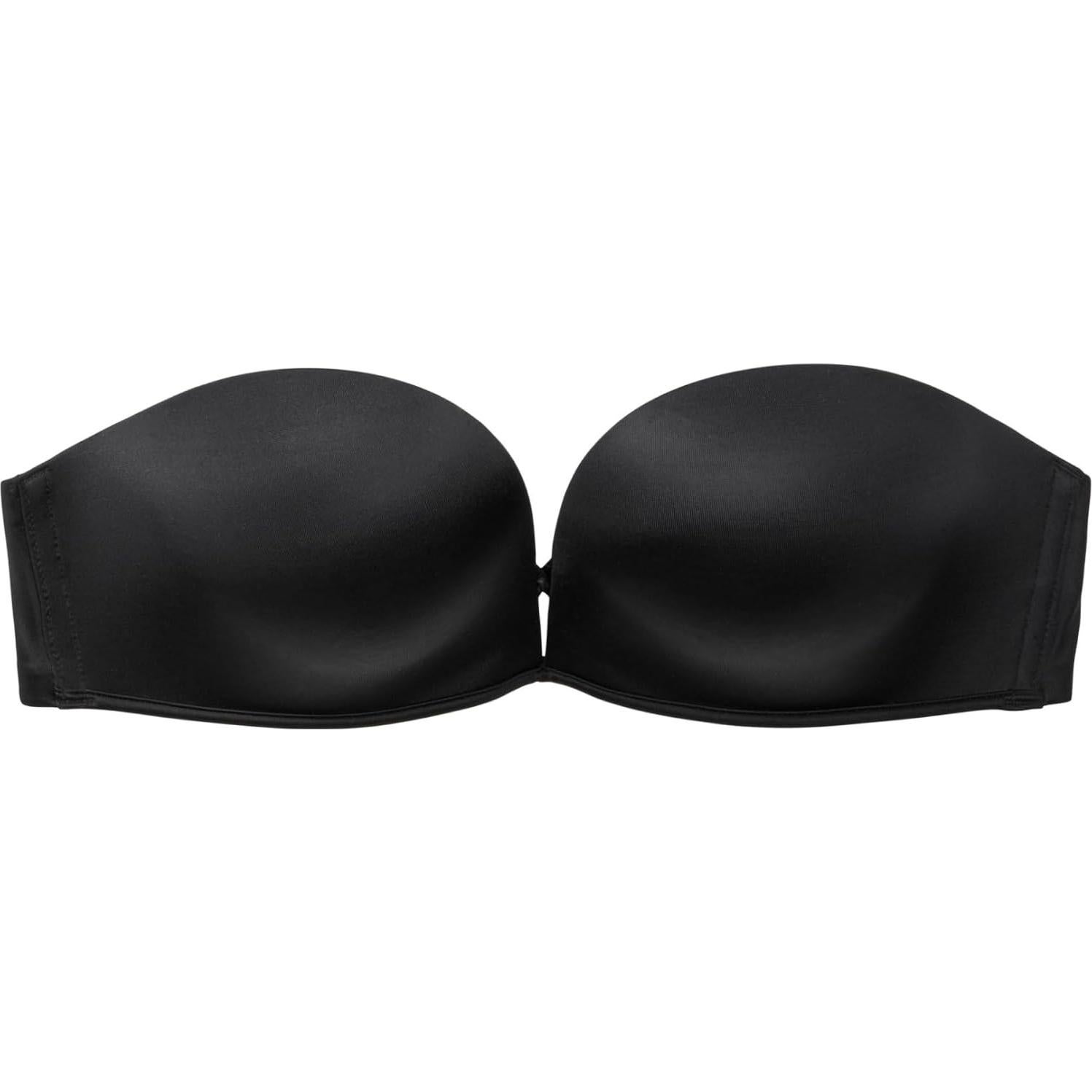 Sujetador sin tirantes Bombshell Push Up Victoria's Secret 34B Negro