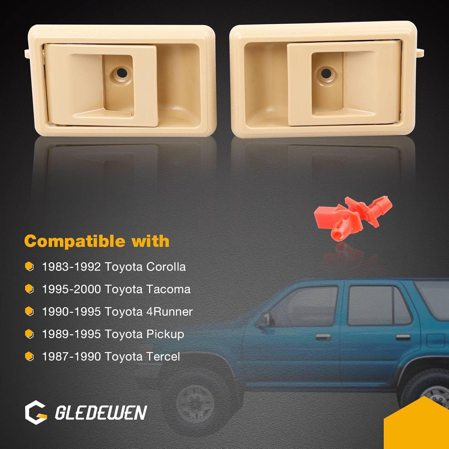 Mango de Puerta Interior Gledewen Beige para Toyota Corolla Tacoma 1983-2000