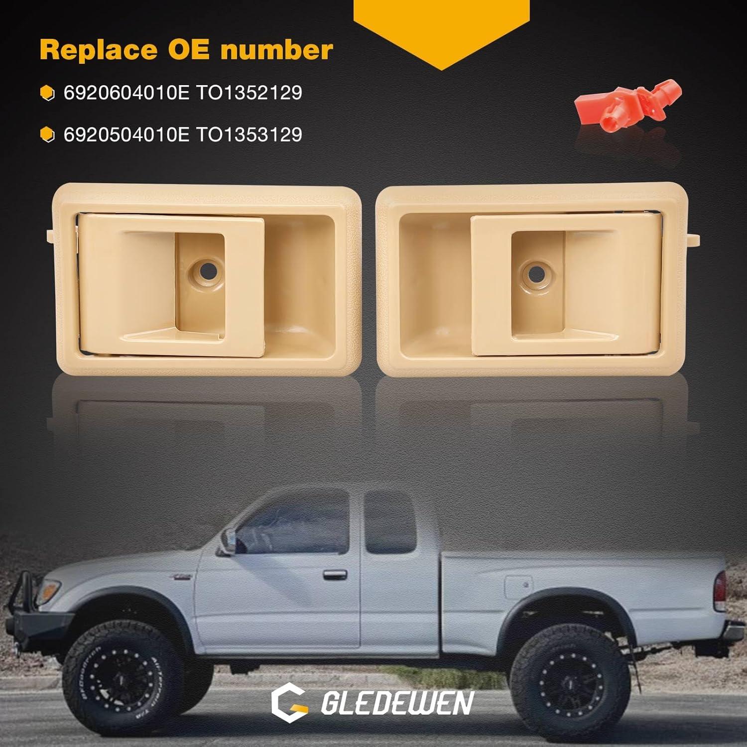 Mango de Puerta Interior Gledewen Beige para Toyota Corolla Tacoma 1983-2000