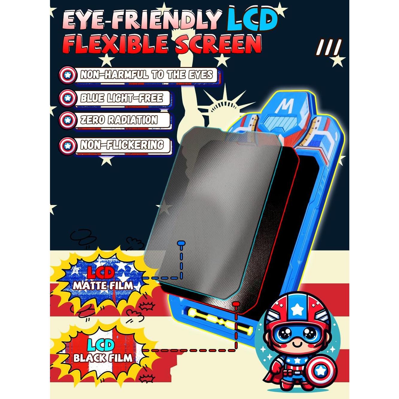 Tableta de Escritura LCD 10" Fullware Héroe Mecánico Azul