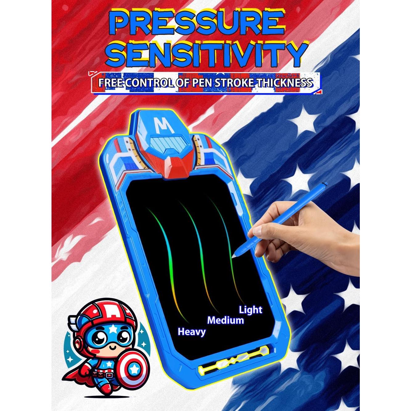 Tableta de Escritura LCD 10" Fullware Héroe Mecánico Azul