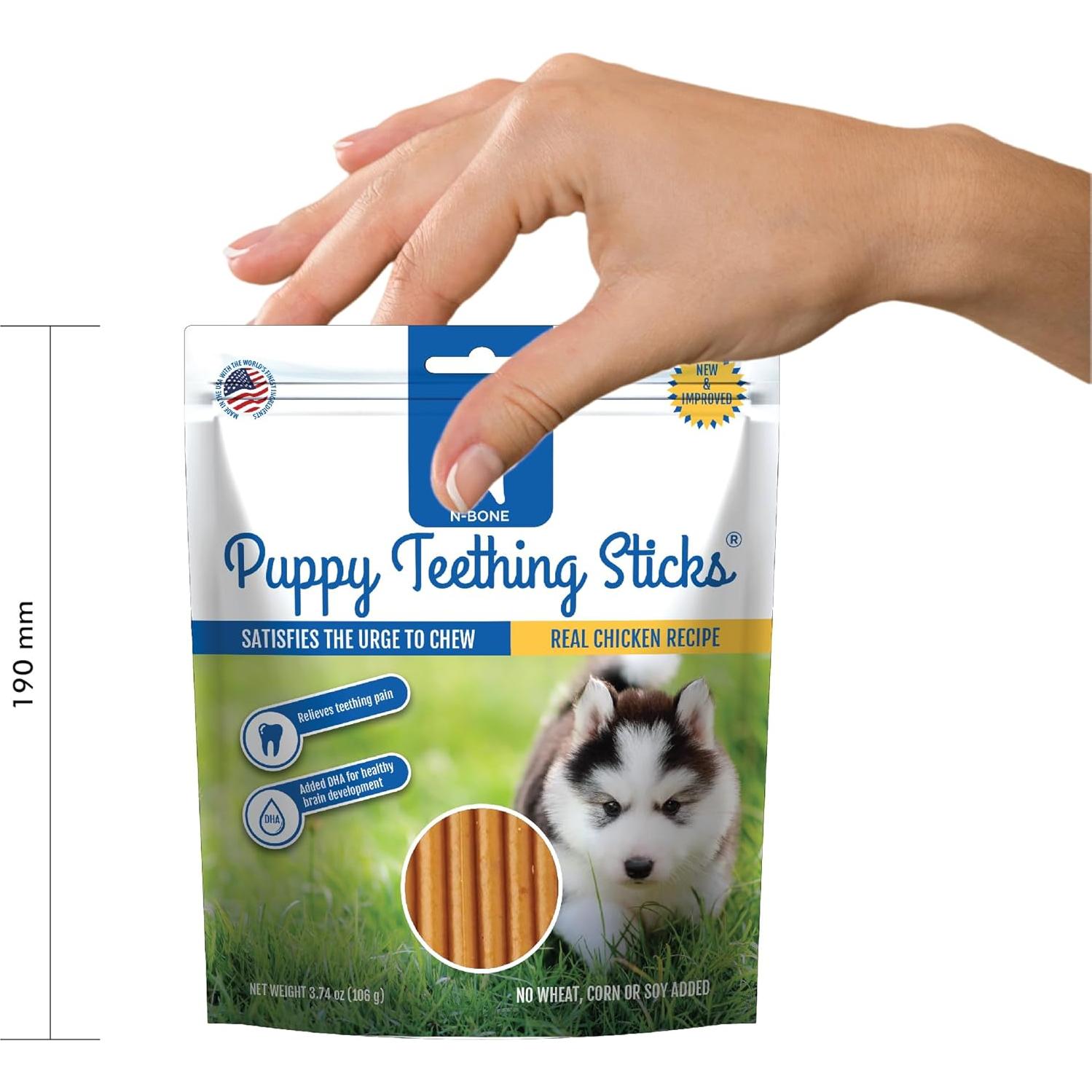 Golosinas para Cachorros N-Bone Pollo 106 g - Dentición Segura