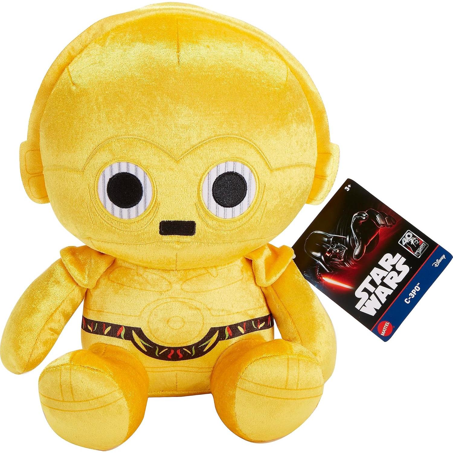 Muñeco de Peluche Snug Club Mattel C3-PO 18 cm Star Wars