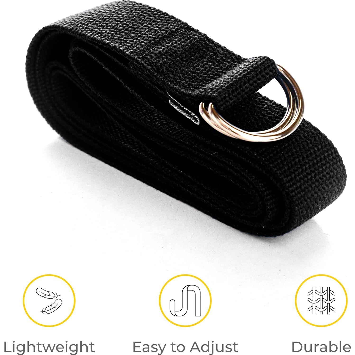 Correa de Yoga Sunshine 10-Pack 6 Pies Ajustable Antideslizante