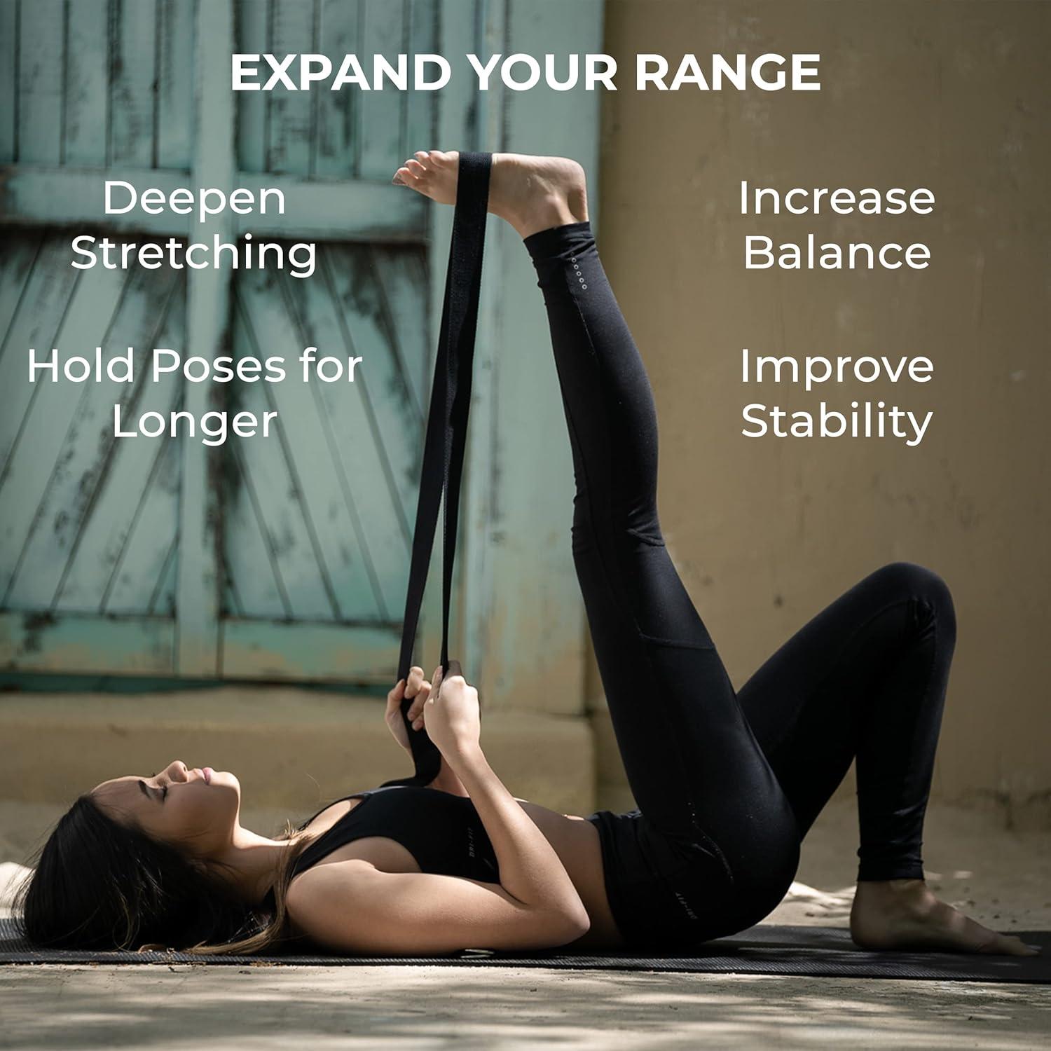 Correa de Yoga Sunshine 10-Pack 6 Pies Ajustable Antideslizante