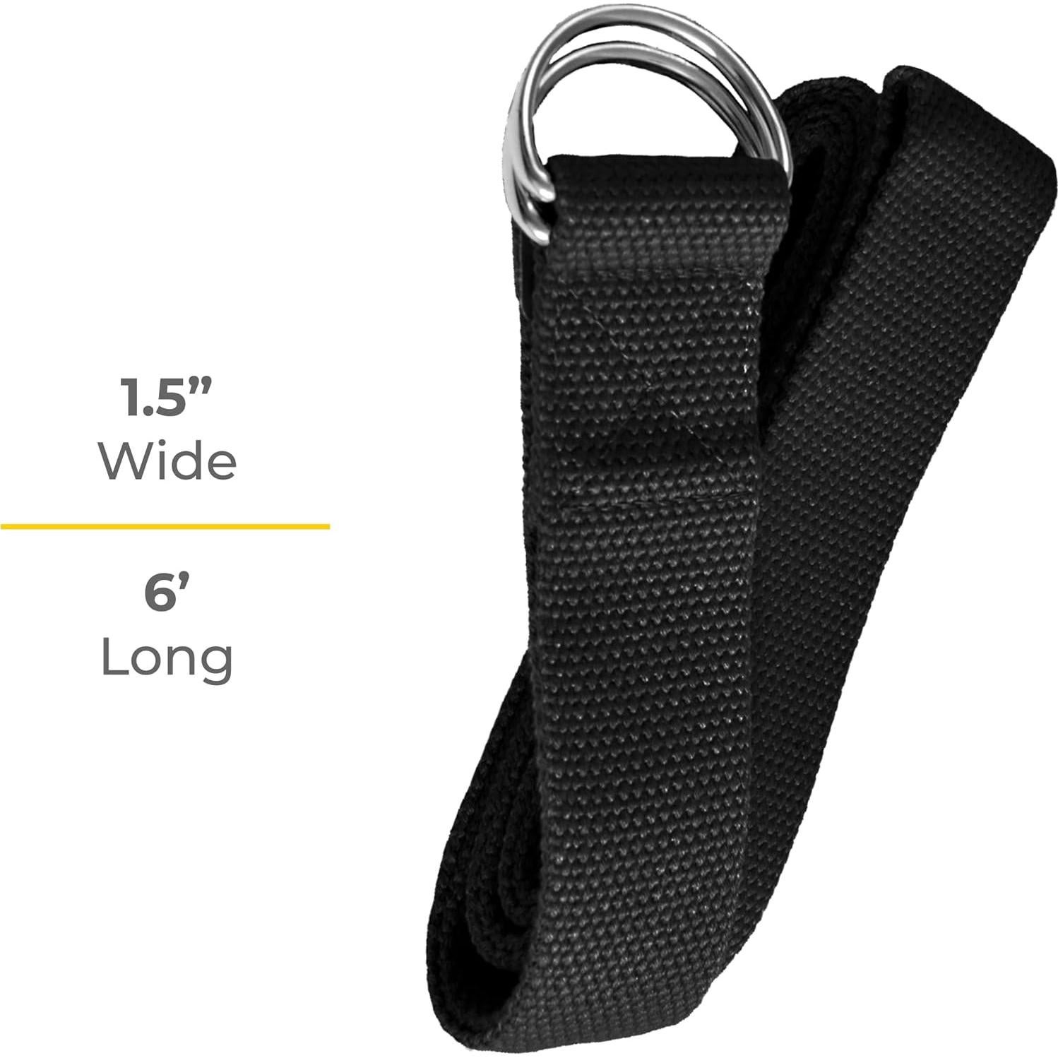 Correa de Yoga Sunshine 10-Pack 6 Pies Ajustable Antideslizante