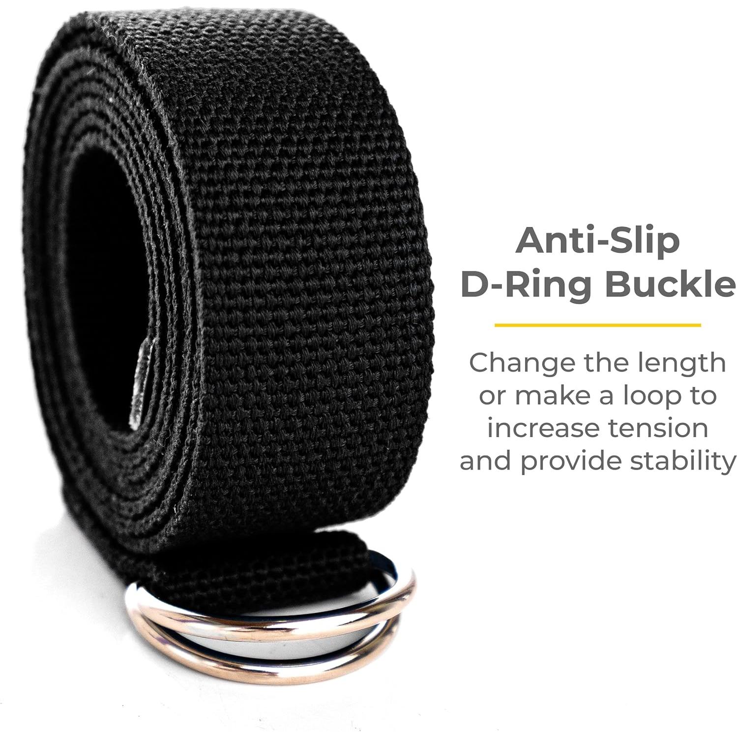 Correa de Yoga Sunshine 10-Pack 6 Pies Ajustable Antideslizante