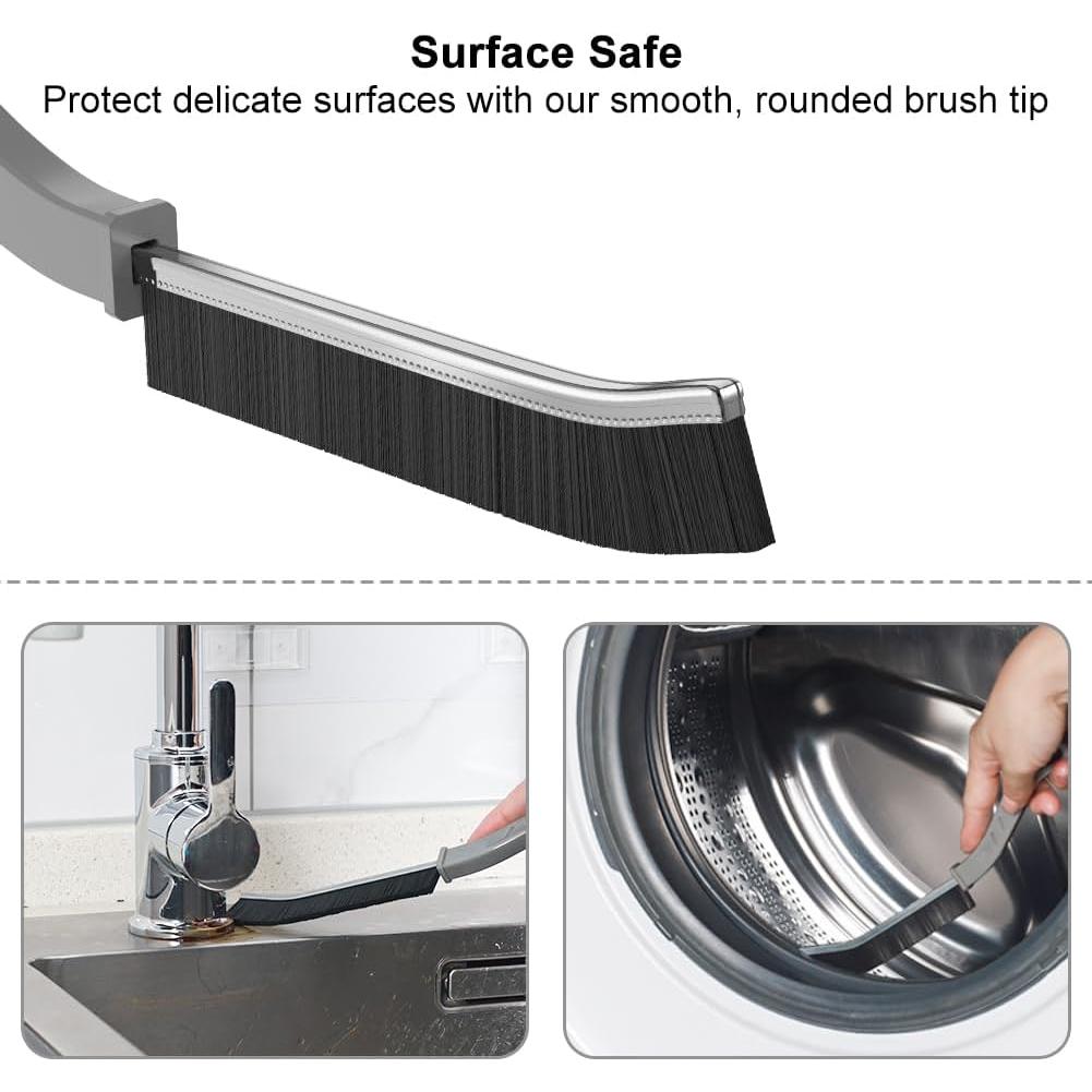 Cepillo de limpieza de ranuras PESTON G7 3 Pcs cerdas duras