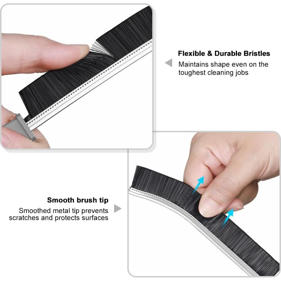 Cepillo de limpieza de ranuras PESTON G7 3 Pcs cerdas duras