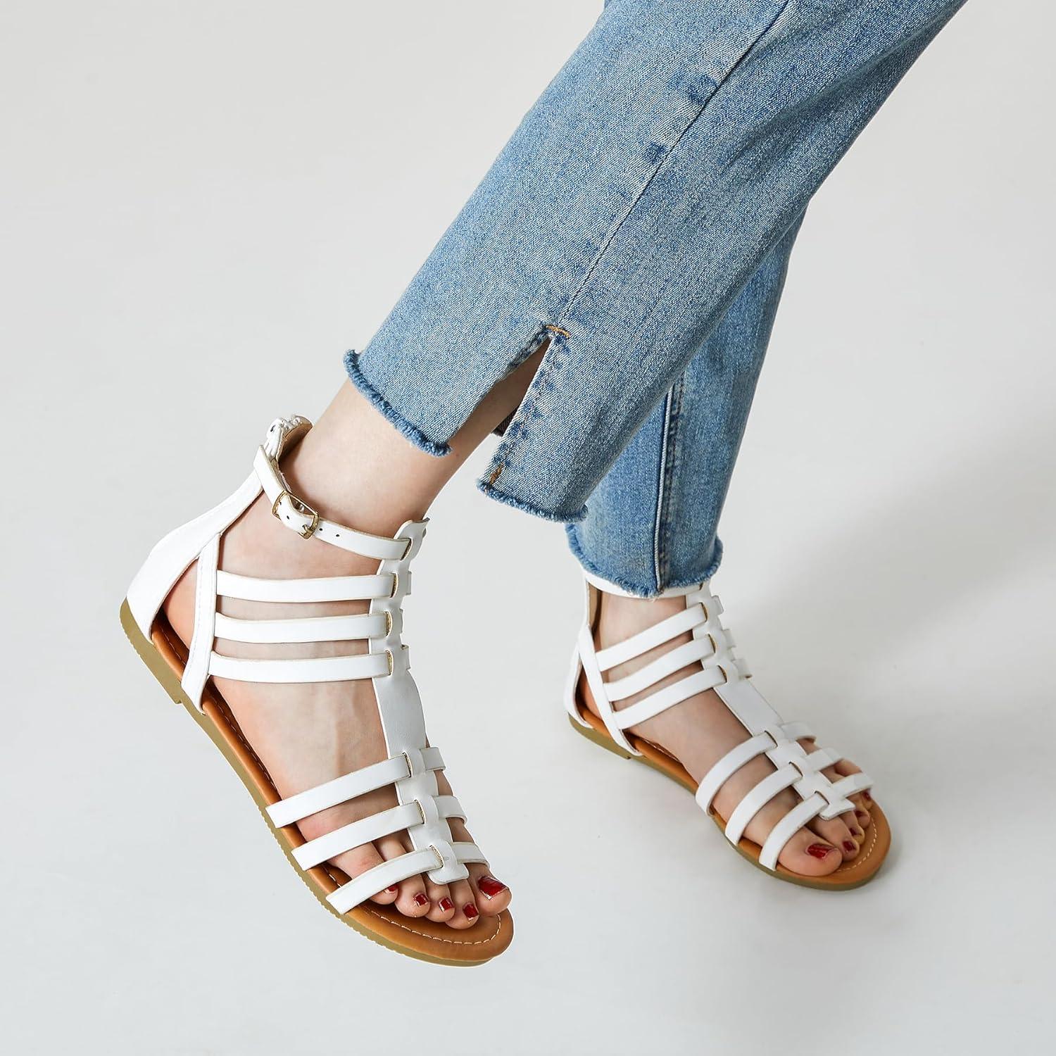 Sandalias Gladiadoras Trary para Mujer, Comodidad y Estilo Verano